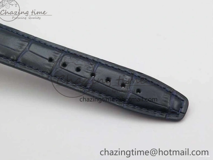 MIROTIME 0409 Packable Portuguese IW358304 ZF 1:1 Best Edition SS White Dial Blue Markers on Leather Strap A 7079